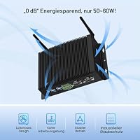 WEIDIAN PC Lüfterlos Industrie Mini PC Lüfterloser Core i7 10810U/10510U, 16GB RAM 512GB SSD Win11 Industrial Computer GPIO, 4K 2HD+DP, 2LAN, 2COM RS232/422/485, WiFi&BT RAID Wake On LAN Auto Power On – Ansicht 7