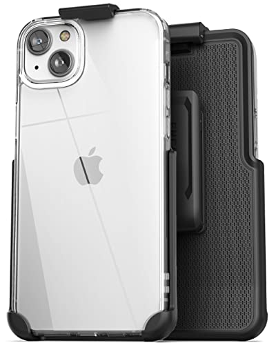 Encased Clear Case With Holster, Compatible With Iphone 14 Belt Clip - Protective Transparent Back Cover With Phone Holder (2022 Release) #TOP21