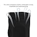 01 02 015 Football Wristband Board, Breathable Black Fold Transparent Cover Soccer Board Elastic Cotton Durable for Ball Sports