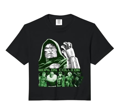 Marvel Avengers: Doomsday Worlds Collide Doom vs Hero Lineup Comfort Colors Crop Top