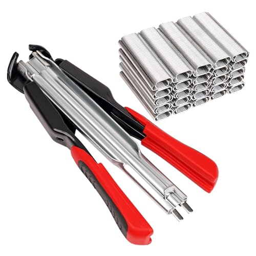 MUYIRTED Zaunzange Mit Magazin, Hog Ring Zange Kit, Automatische Zaun Zange...