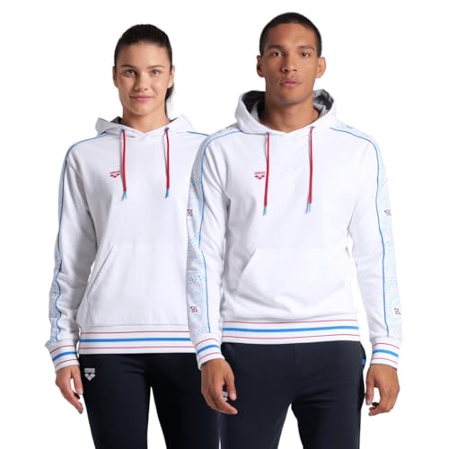 Sweat à capuche Arena Fireflow blanc multicolore vêtement sport