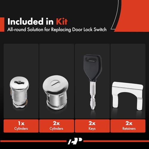 Cilindro de cerradura de puerta antirrobos para International MXT CXT RXT 4
