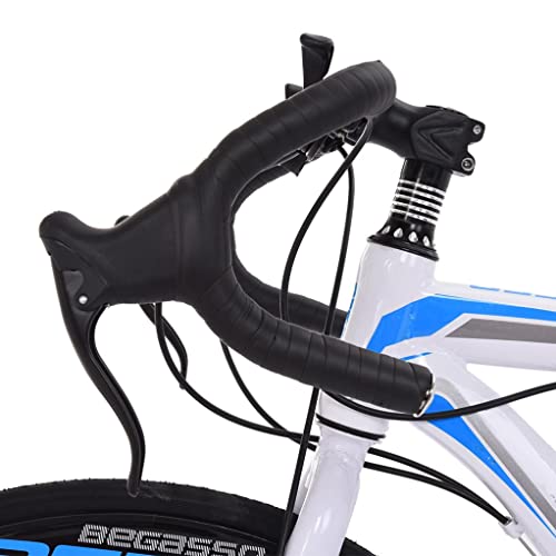 26" 21 Speed Road Bike With Double Suspension/Shimanos Derailleur/Mtb,High Carbon Steel Bicicleta For Man Women Treked Mountain Bicycles For Adults (White, One Size) #TOP3