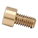 Cap Screw, Cap Hex Socket Screw, 5 Different Sizes of Screws Male Thread Possess Uniform Pitch Pure Copper Material for Hardware Tools Industrial(M6*10mm)