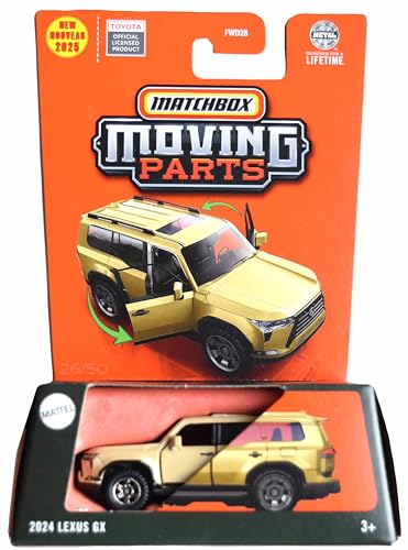 Matchbox Lexus GX Modelo 2024 Tan con Partes Móviles miniatura 1