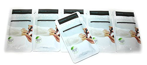VOESH New York - UV Protective Deep Moisturizing Collagen & Vitamin E Foot Mask Socks (Pre-cut Toes for Easy Pedicure) - 6 Pair