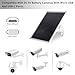 6W Solar Panel Charger, Solar Panel with Micro USB & USB-C Port for DC 5V Outdoor Rechargeable Battery Camera, IP66 Waterproof, 360° Adjustable Security Mount, 1PC