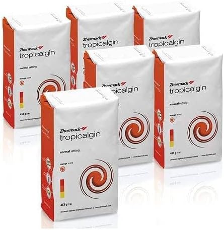 TROPICALGINATE CHROMATIC ALGINATE PACK OF 5 SET EACH 450G PACK IN ZHERMACK BRAND