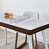 Vicwe 42x 72 Inch Clear Table Cover Protector,1.5 mm Thick Single-Sided ...
