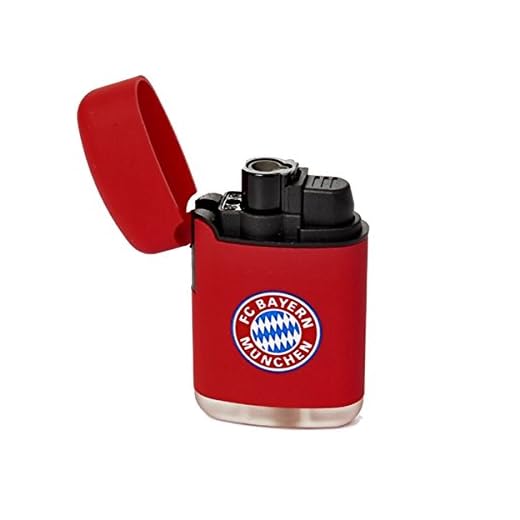 Bayern Múnich 0201922 Mechero, plástico, Rojo, 6.8 x 4 x 2 cm