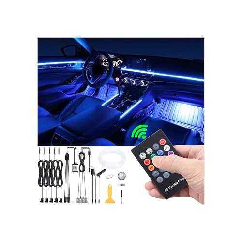 Iluminación interior coche para renovar habitáculo con kit de fibra óptica de 6m y 12V