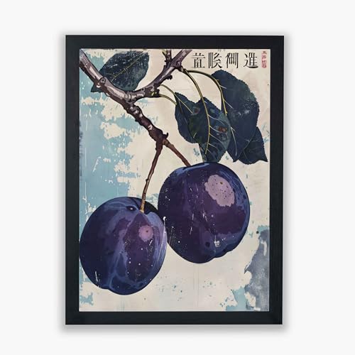 Impression botanique de fruits pour sublimer un mur blanc triste 50x76