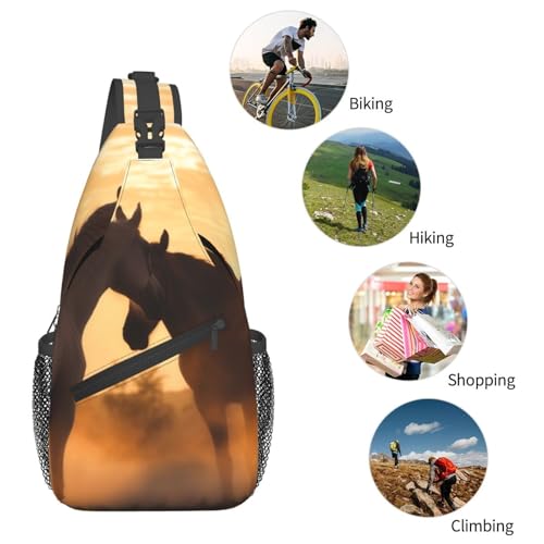 Morrales Deportiva Negro Cross Chest Bag miniatura 6