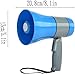 GEJINTAO 20W Handheld Megaphone with Volume Control, 240-Second Recording, Portable Loudspeaker for Outdoor Events