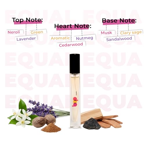 Image of Bop Equal Woody Eau De Parfum 10ml - Lavender, Cedarwood & Sandalwood Fragrance with Musk Base - Long Wear Scent for Daily Use, Travel Size Gift
