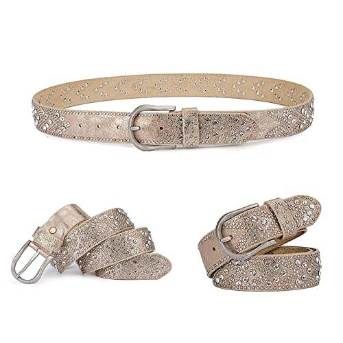 Shinning Rhinestone Waist Belts For Woman Adjustable Belt For Adult Woman Cowgirl Strap Female Jeans Skirt Waistband2