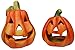 Produktbild khevga Kürbis Deko Keramik: Windlicht Herbst im 2er Set Halloween Dekoration