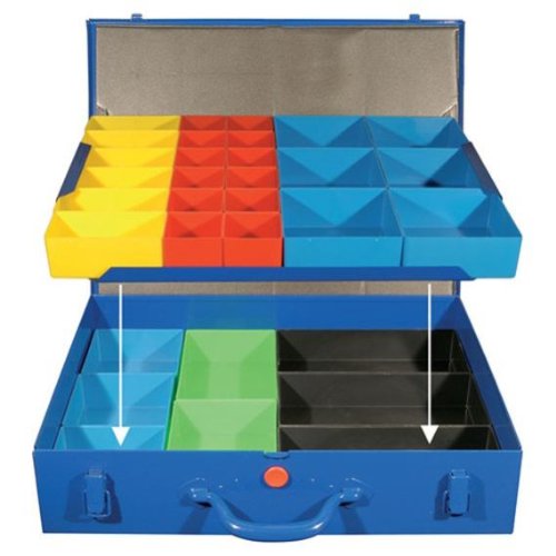 HMF 14601 02 Aluminium Gereedschapskoffer Leeg, Verstelbare Vakindeling 46 X 15 33 Cm 686849198
