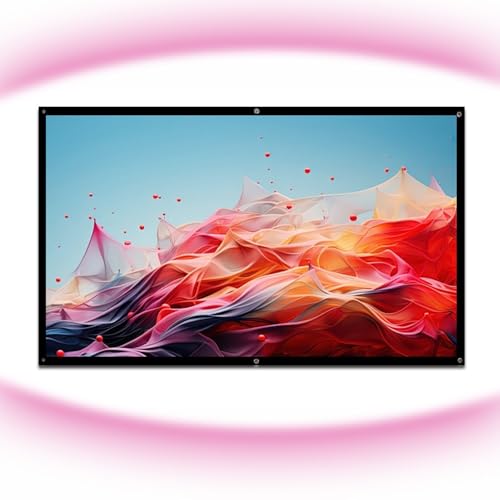Pantalla manual de proyector 100 pulgadas 4:3