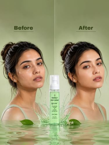 Image of Recode Perfect Grip Spray Makeup Fixer 100 Ml|Dewy Finish|Vitamin E Enriched|Long Lasting|Keeps Makeup Intact|Hydrates, Soothes & Refreshes Skin