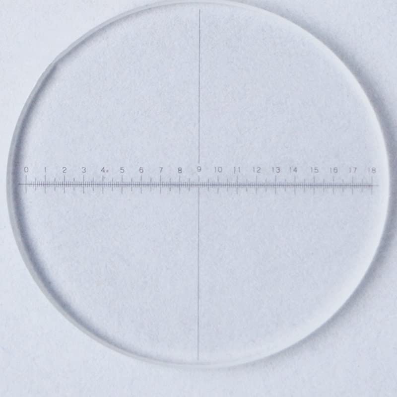 Microscope DIV=0.1 Mm Microscope Eyepiece Micrometer Calibration Slide Ocular Diameter 20 Mm