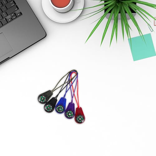 Set de 50 brújulas portátiles con cordón para exteriores miniatura 7