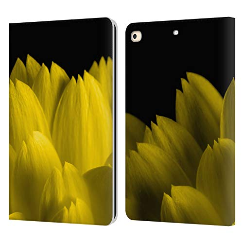 Étui en cuir à rabat magnétique PLdesign fleurs pour tablette Apple iPad 9.7