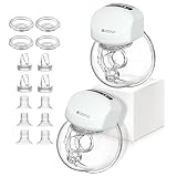 Wearable Breast Pump Hands Free Electric Portable Breast Pump with 3 Modes & 9 Levels, Longer Batter