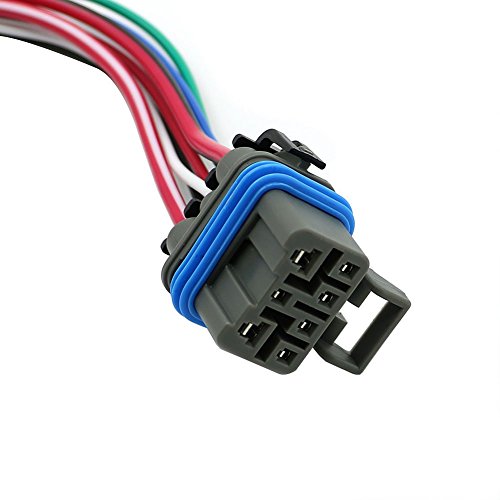 Motoparty for 4L60E 4L80E Neutral Safety Switch Connector Pigtail,7 Wire Transmission MLPS Switch Connector Pigtail