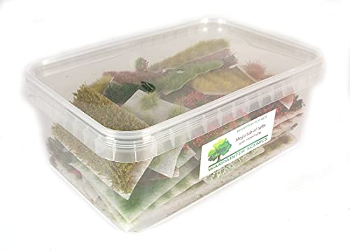 Warpainter scenics Mega tub of tufts 500+ mixed self adhesive static grass tufts