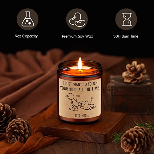 Gspy Funny Love Candle - Romantic Gifts, Naughty Gifts For Boyfriend Girlfriend, Couples Gifts For Husband Wife - Cute Anniversary, Fathers Day, Mothers Day, Birthday Gifts For Her, Him, Men, Women #TOP2