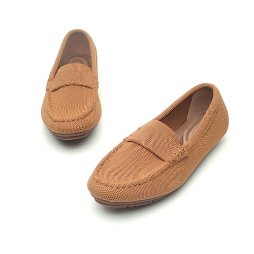 Image of feabtonbd Loafers for Women Comfortable Breathable ShoeCasual Slip On Womens Driving Flats Shoes