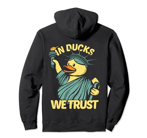 Statue of Liberty Rubber Duck New York Duckling Pullover Hoodie