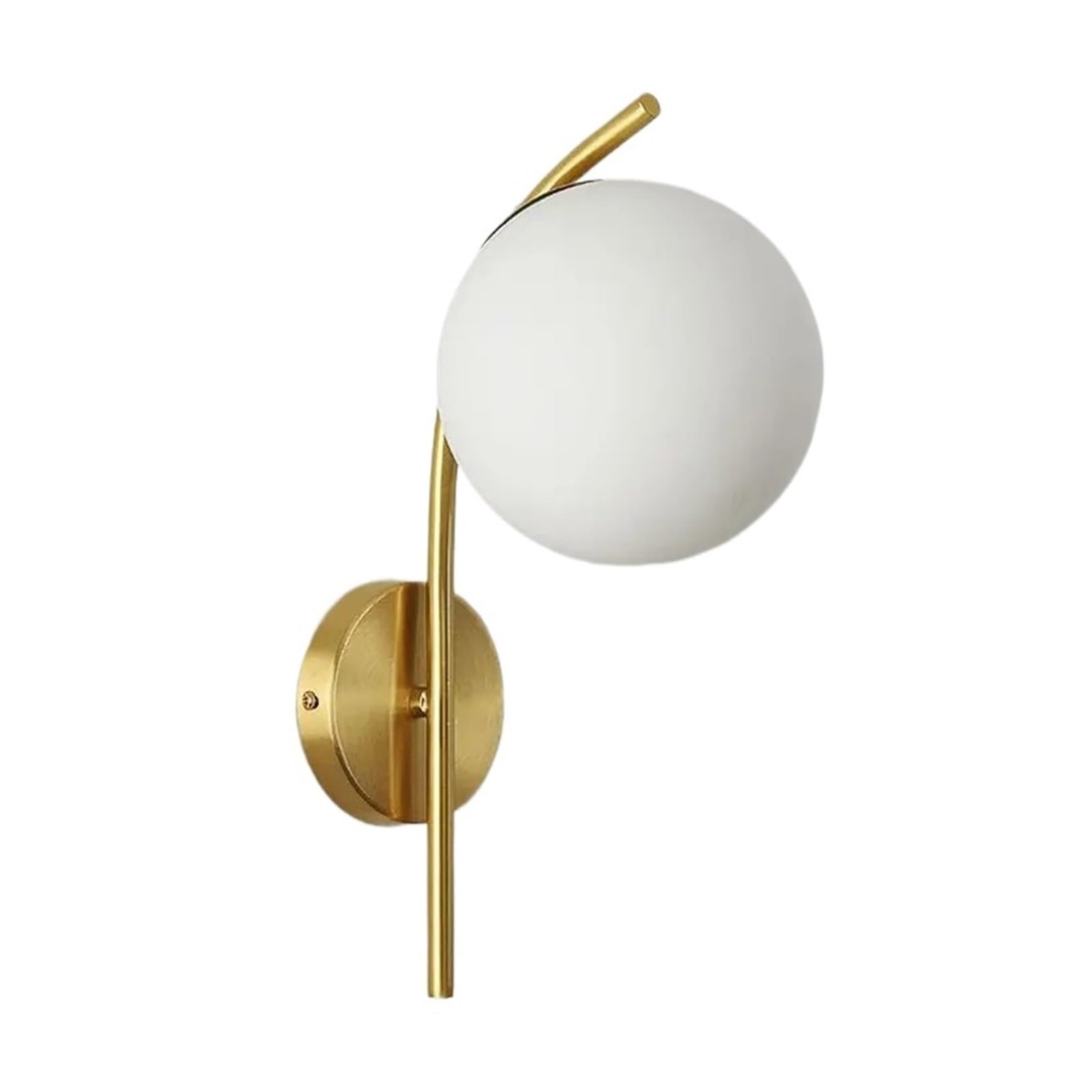GDBAGKDQK Frosted Glass Ball LED Wall Lamps for Bathroom Bedside Hardwire Lights Sconce Lighting Fixtures for Corridor Foyer Bright Lights