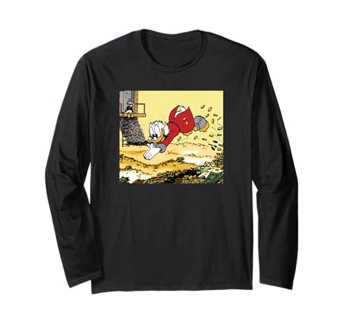 Sweat léger Disney Picsou dans son coffre-fort pour style rétro streetwear
