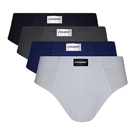 Kit 4 Cuecas Plus Size Slip Algodão Rouper Masculino