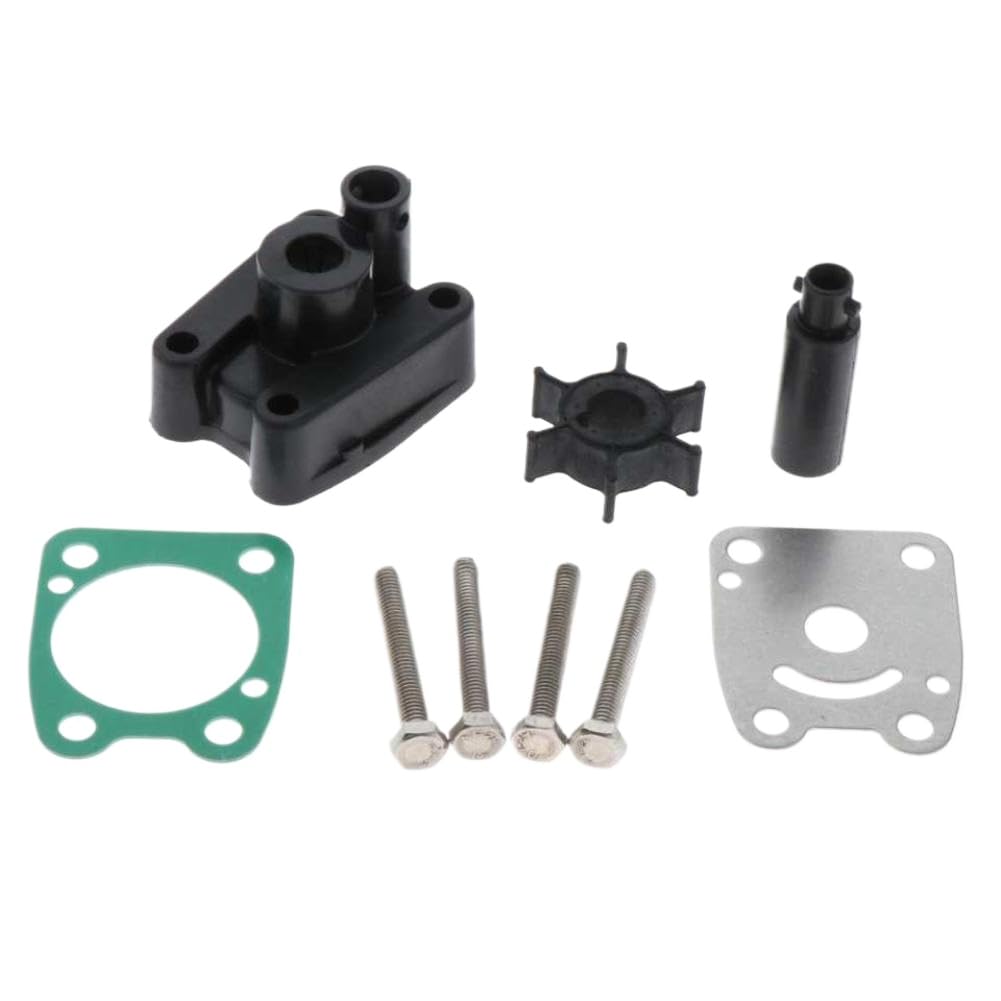 Kit di riparazione della girante della pompa dell'acqua, in metallo, compatibile con il motore fuoribordo 2T 4HP 5HP