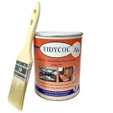 Pegamento resistente alta temperatura para tapicería y TECHO COCHE. Lata de 1L. Cola resistente para aplicar con brocha, super adhesivo y extra fuerte