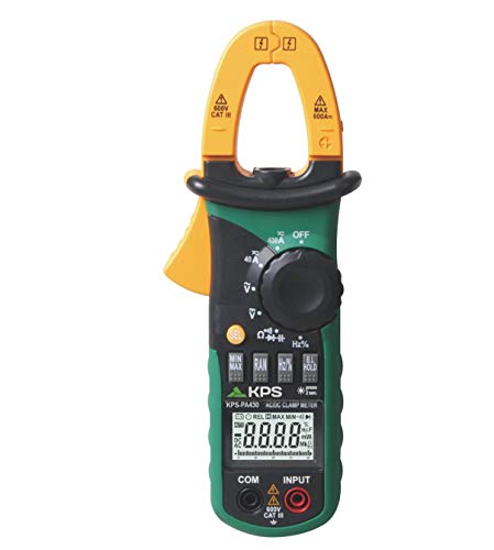 KPS-PA430 Mini Pinza Amperimetrica Digital Corriente AC/DC 400A, Tension AC/CD 600V, Resistencia, capacidad, ciclo de trabajo 4000 cuentas Cover