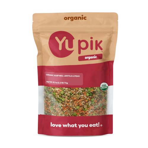 Yupik Organic Sunny Soup Mix with Lentils & Green Peas,