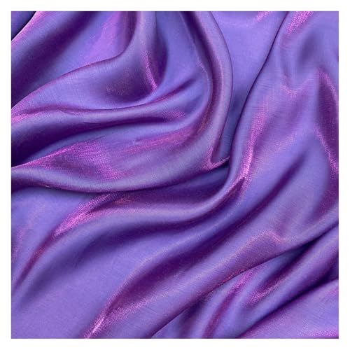 Tissu irisé pourpre gradient pour confectionner vos robes de soirée
