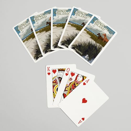 Juego de 52 naipes tamaño póker miniatura 7