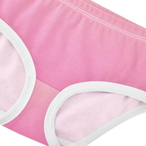 Joisal Durable Toddler Underwear Floral 2t Cotton Panties Little Girl Blush Pink Hot Gradient Underpants Briefs4