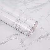 Marmor Möbelfolie Selbstklebend 🤍---🎅 Größe: 40cmX2m / 15,74