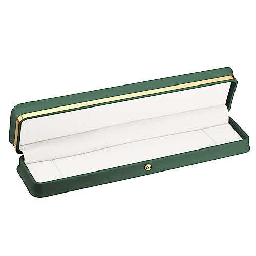 PATIKIL Velvet Necklace Box, Single Slot Long Chain Box Vintage J...