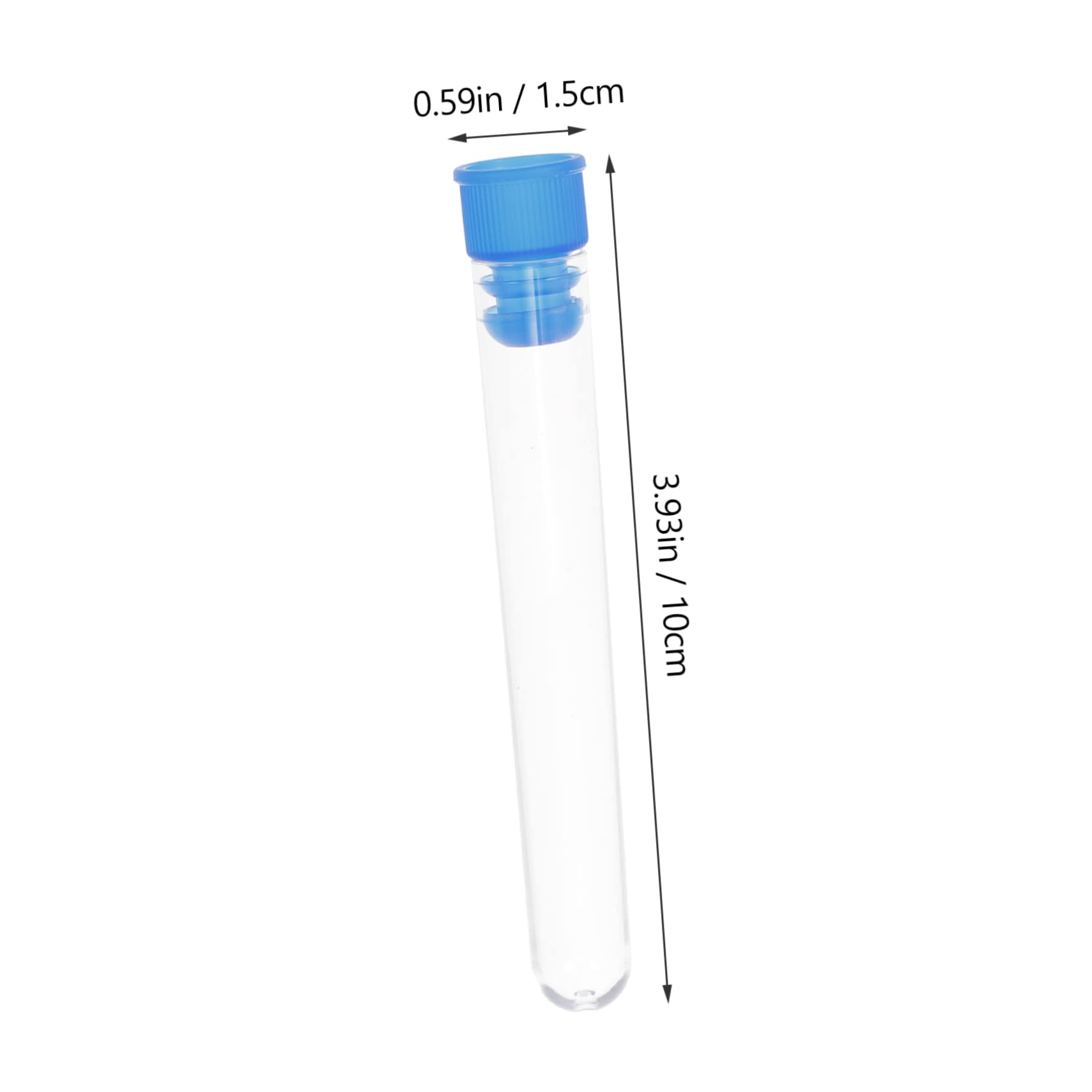 HOLIDYOYO 1Set Laboratory Tube Rack with Plastic Test Tube Stoppers and Lightweight Test Tubes Holder for Clean and Organized Lab Workspace for Scientific Experiments