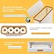 Toilettenpapier Aufbewahrung Korb mit Deckel aus Bambus, Toilettenpapier Stehend Klopapier Aufbewahrung Box Bad WC-Papier Badezimmer Organizer, Ersatzrollenhalter Behälter Aufbewahrungsbox, Beige