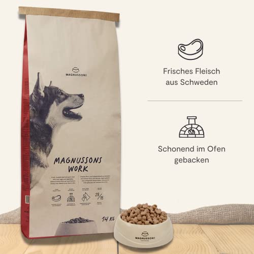 Magnusson Hundefutter MAGNUSSONs Work 14 kg energiereiches Trockenfutter