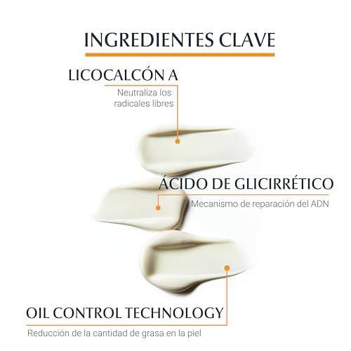 Miniatura 3 de Eucerin Sun Body Oil Control Gel-Crema FPS 50+ (200 ml), protección solar 50+ en gel con filtros UVA/UVB, crema para el sol antibrillos, protector solar para piel grasa, mixta y con tendencia acneica